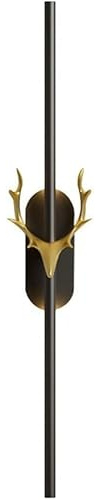 LLXDFUU Moderna lampada da parete a LED in corno di cervo minimalismo 8W applique da parete per interni design creativo a forma di corna lampada da parete calda 3000K lampada da comodino decorativa pe