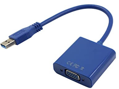 Angoily USB 3.0 to Vga Adapter Cable External Video Display Converter High Definition 1920X1080P USB Screen Adapter Compatible with 2.0 for Laptop Desktop External Graphics