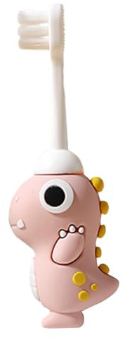 Cepillo De Dientes Para Niños Dinosaurio - Cepillo De Dientes Para Niños | Cepillo De Dientes De Entrenamiento Para Niños | Con Cabezal De Tamaño Infantil, Cepillo De Dientes Infantil Con Cerdas