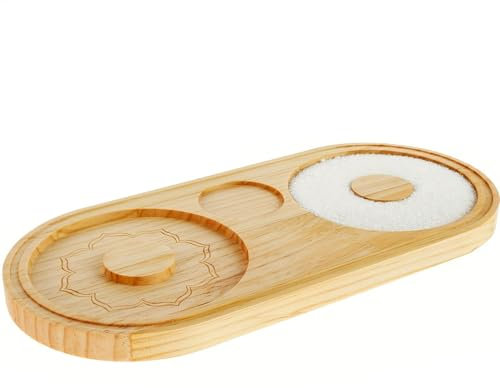 Margarita Rimmers per bevande | Set di saliera | Rimmer da cocktail in legno | Pressa professionale per bevande | Sale e zucchero | Trim per bevande | Rimmer per sale | Bicchiere