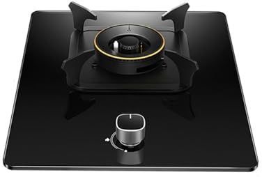 Fornello a gas for uso domestico, protezione da spegnimento tramite termocoppia, singolo fornello, fornello da tavolo da incasso for due giorni, for feste in casa, picnic, 5,2 kW(NG)