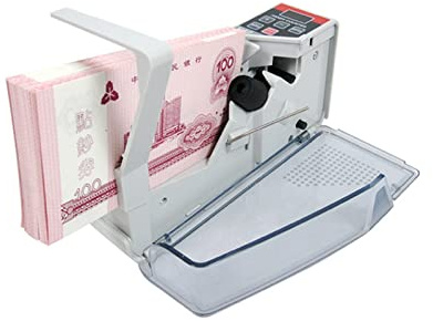 Contadores de billetes, V40 CONTADOR DE MINERO MINI MINI PORTABLE Cálculo de moneda práctica Cálculo de dinero Contador de contabilidad Banknote contador