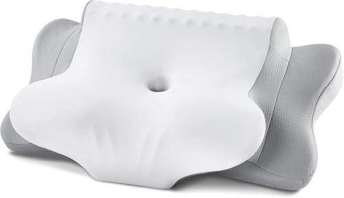 LOFTER Nackenkissen Kopfkissen, Memory Foam Kissen Ergonomisches Kopfkissen | Nackenstützkissen für Seitenschläfer, Rücken und Bauchschläfer