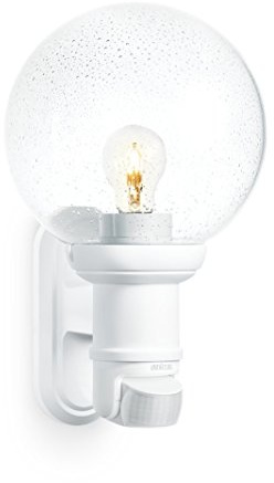 Steinel L 560 S Blanc - Luminaire extérieur à détecteur de mouvement, applique murale, angle de détection 140°, E27