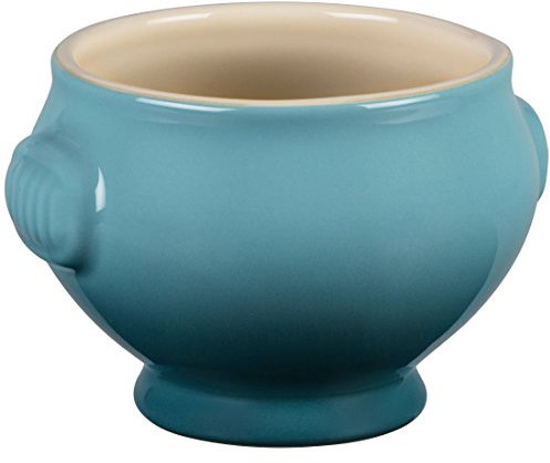 Le Creuset of America Heritage Suppenteller aus Steingut, 591 –. 20-Ounce Caribbean