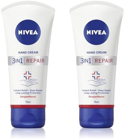 Nivea Hand Repair Care Hand Creme, 2er Pack (2 x 75 ml)