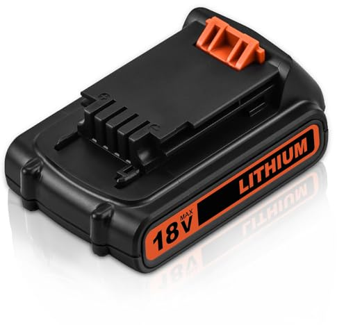 TOPBATT 18V 3000mAh Batterie de remplacemen pour Black Decker 18V BL2018-XJ BL1518-XJ LBXR20 LB20 LBX20 LBXR2020-OPE LBXR20B-2 LB2X4020 LST220