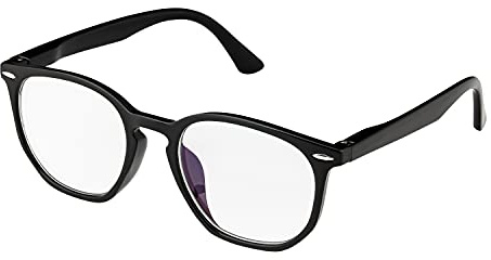 UltraByEasyPeasyStore Ultra Schwarz Blaulichtblockierende Brille für Kinder – Gaming-Brille, UV, Clear Blue, Lese- und Computerbildschirmschutz – Gamer-Gaming-Filter Anti-Blaulicht-Brille für Kinder