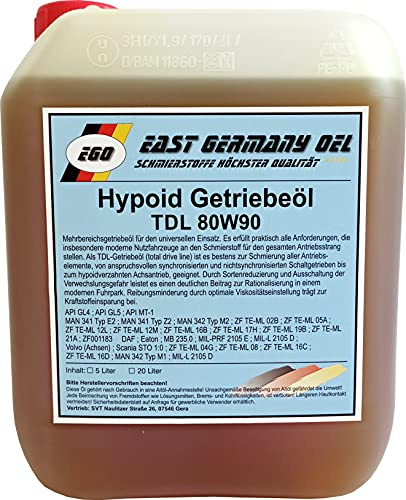 Getriebeöl TDL 80W90 (Kanister 5 Liter)