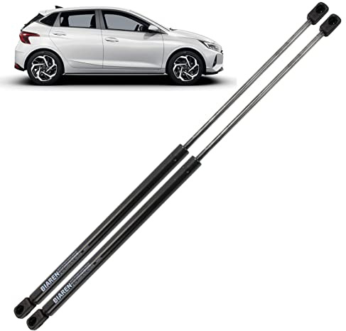 BIAREN Lot de 2 vérins à gaz pour hayon arrière pour Hyundai i20 2008-2015 Système de levage 450 (N) 420 mm - 817701J000