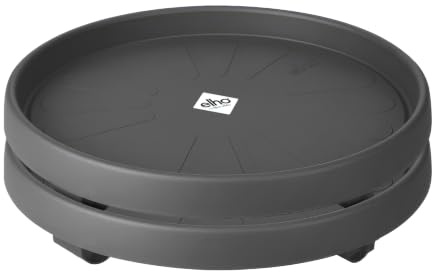 Elho Universal Planttaxi 30 | Lot de 2 Soucoupe - Anthracite