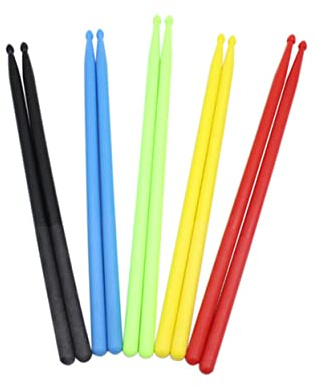 BESTonZON Nylonstick Schlagzeugsticks Leichtgewicht Für Trommel Drumsticks Hergestellt Aus Nylon Passend Zu Allen Arten Von Trommeln Perfektes Schlagzeug-accessoire