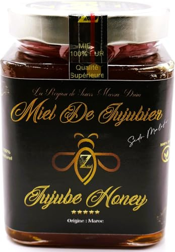 Miel de Jujubier du Maroc - Sidr Maliky 100% Naturel - Pot de 500g