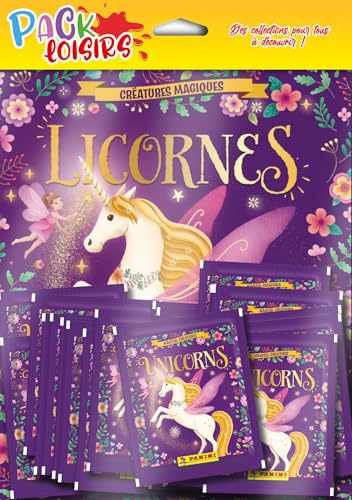 Panini Einhorn-Packung Freizeitalbum + 50 Hüllen