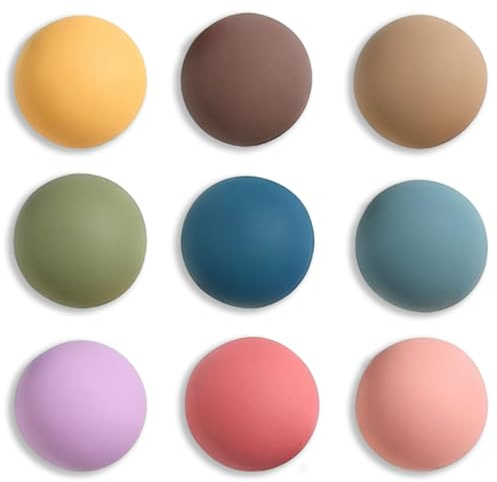 Rond Aimant Frigo, 9 Colorés Aimant Puissant Magnet Tableau Blanc