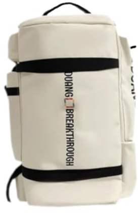 AMSLSIU Bolsa multifuncional para botas de esquí, mochila de esquí gran capacidad para viajes, deportes al aire libre, mochila viaje para botas para hombres y mujeres, Beige, 60 x 34 x 27 cm