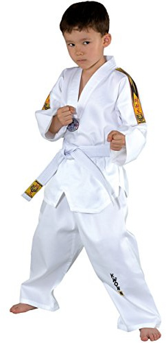 Kwon tenue de taekwondo avec ceinture ® 551005 tiger enfants junior-sac de taekwondo 110