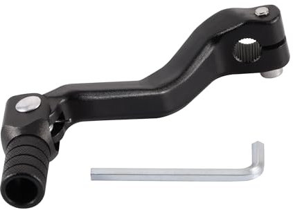 GOOFIT Nero Lega di Alluminio Shifter Lever Shifter Pedal Pieghevole Cambio Lever Sostituzione per Cb250 Motocross Bike ATV Dirt PitBike