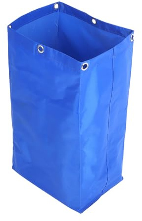 Bolsa Plegable de Tela Gran Capacidad, Azul para Carrito de Limpieza | Cesta de Limpieza, para Carros de Limpieza y Lavandería, Fácil de Limpiar, con Color Diferente