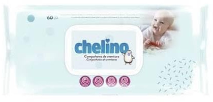 Toallitas Infantiles Dermo Sensitive (60 Unidades), Pack Doble (2 Unidades x 60 uds)