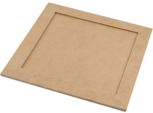 Creativ - Cornice per collage, profondità 3 mm, 1 pz size 22x22 cm Mdf