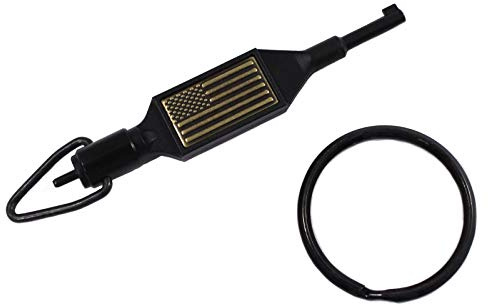 Zak Tool ZT-100 Swivel Key with USA Flag, Black
