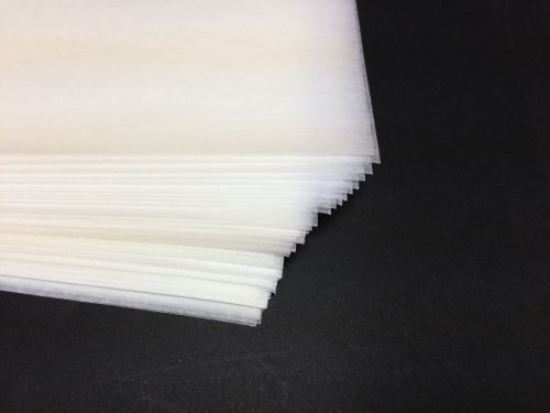 Silikon Schutz Papier zum Aufbügeln auf Stoffe Materialien 50 x A4 Blätter