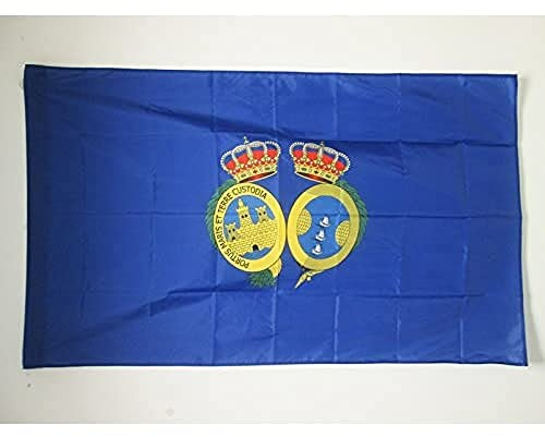 AZ FLAG Bandera Provincia de Huelva 150x90 cm Poliéster 100D Funda | Uso interior y exterior Enseña costuras dobles y bordes reforzados con funda para mástil