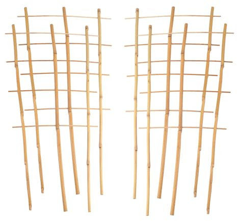 Grüner Jan 4 x bambou 60 cm Treillis tuteur Support treillis Fleurs Aide d'escalade espalier