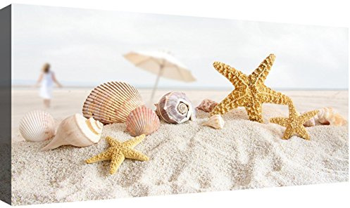 canvashop quadri Moderni Soggiorno Mare 120x60 cm Stella Marina | Quadro Su Tela Canvas, Stampe Da Parete, Conchiglie