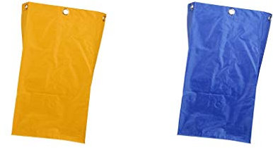 Baosity Oxford Impermeable Limpieza de Limpieza Carro Bolsa Almacenamiento Bolsas Amarillo Azul