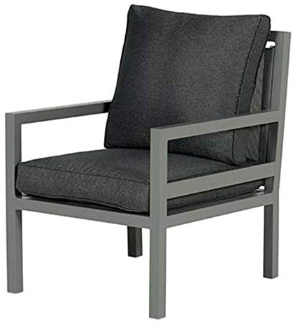 Garden Impressions Luxus Alu Textilen Diningsessel Blakes Anthrazit