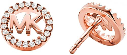 Michael Kors Ohrringe MKC1247AN791 Damen Ohrstecker Silber 925 Rose Zirkonia