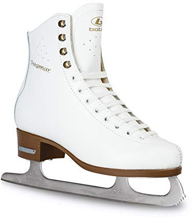 Botas - Modell: Dagmar/Figure Schlittschuhe Damen, Mädchen/Farbe: Weiß, Größe: Erwachsene 9,5