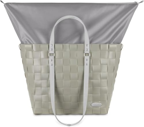 normani Einkaufskorb 25 + 15 l mit erweiterbarem Volumen und langen Henkel aus recyceltem Material
