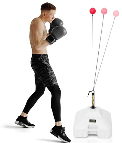 PowrX Standing Punching Bag - Boxball für Trainingssport - Freistehender Boxsack für Erwachsene - Boxausrüstung für zu Hause, Studio, & Gym - Verwendung in Training & Praxis