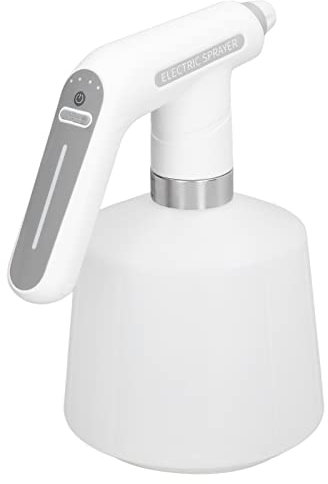Haofy Pulvérisateur électrique, 1,5 L Arrosoir Automatique 2000 MAh Chargement USB ABS et Arrosoir Rotatif HDPE Arrosoir Automatique pour Jardin (1.5L)