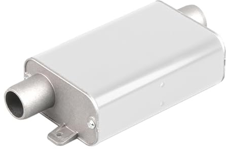Dieselheizung Schalldämpfer Standheizung Schalldämpfer AbgasschalldäMpfer für Parkheizung Schalldämpfer Set, Auspuff Schalldämpfer Kit für Diesel Heizung, Auto Auspuffanlagen, 24 mm (Silber)