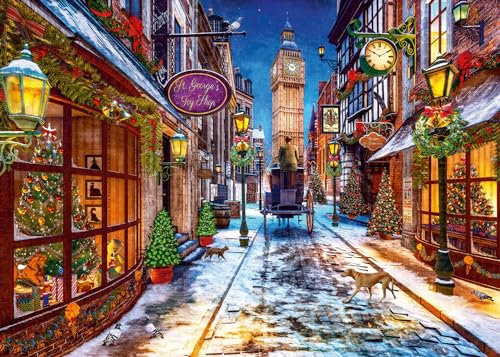 Ravensburger - Puzzle 1000 Pezzi Periodo Natalizio | Puzzle Adulti E Famiglie | Dimensione Di 70x50 Cm | Regalo Adulti | Regali Natale