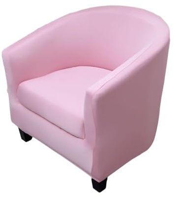 Morbuy Sesselschoner Elastisch, Pure Farbe 2er Set Sessel Sesselbezug Universal Sesselhussen Weich Waschbar Sesselüberzug Hussen Cocktailsessel Clubsessel Überzug Cafe Stuhl (Sakura Rosa)