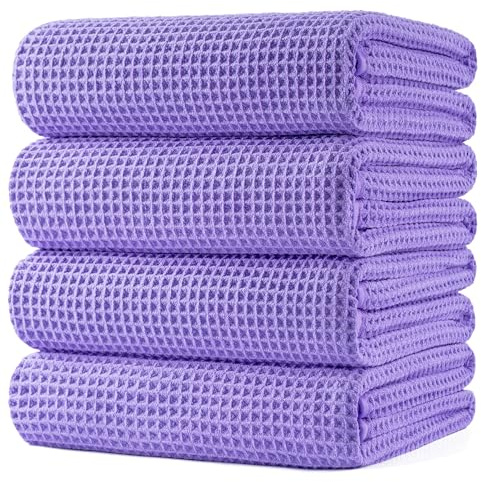 Polyte Badetuch Mikrofaser Waffel Schnelltrocknend 430 GSM 76,2x152,4 cm