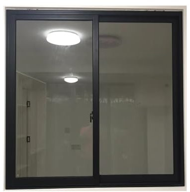 Generisch Mobile Home-Fenster aus Glas, horizontales Schiebefenster aus Aluminium, groß, Oberlichtfenster for Keller, Badezimmer, Schuppen und Hühner(19.5X15.6in)