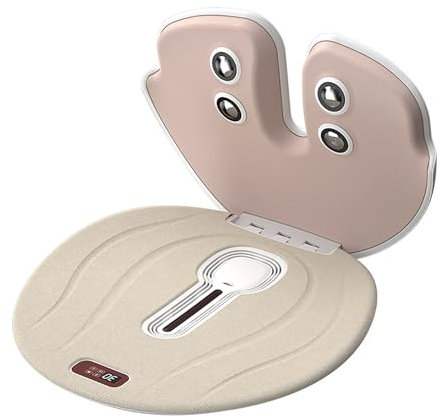 CHANGLKJ Chaise De Moxibustion Intelligente, Instrument De Moxibustion Assis avec Batterie Intégrée De 6 000 MAh, Intensité Réglable sur 5 Niveaux Et Chauffage sans Fumée, pour Soulager La Fatigue