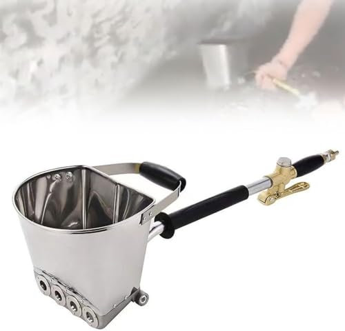4-strahliges Pneumatisches Zement-Stuckspritzgerät, Pneumatische Zementmörtelpistole, Luftfarbspritzgerät Mit Großer Kapazität, Einfach Zu Bedienen, Für Wandmalerei