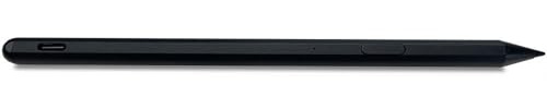 Aktiver Eingabe-Stift für PAD 1201 - Schwarz Präzise Eingabe MPP 2.0 USB-C aufladbar Aluminium Austauschbare Spitze - Aufwecken aus Standby 12 Monate Garantie