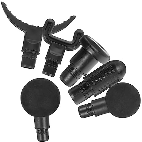 FRCOLOR 6 Stück Massageaufsatz für Aufsatz Massagepistole Fitness Massagegerät Kopf aus Abs zur Schnellen Erholung Einfach zu Verstauen für Läufer und Gewichtheber