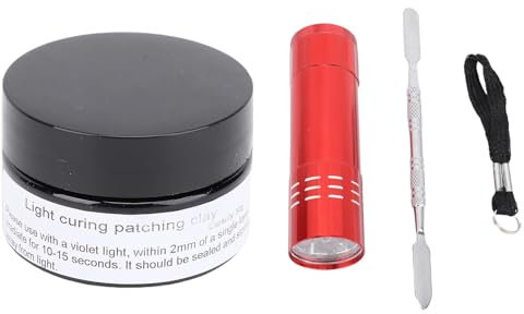 Masilla de Modelado de 50 G, Kit de Masilla de Curado Rápido, Arcilla Adhesiva para Impresiones 3D, Manualidades, Uñas con Luz para Reparación, Relleno Multiusos