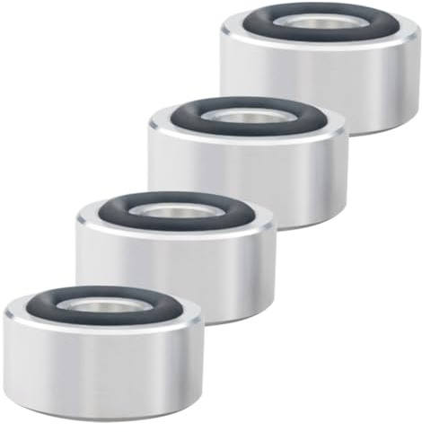 NUOBESTY 4 Pezzi Unghie del piede di sospensione di shock tamponi di isolamento acustico piedini isolanti per apparecchiature audio Piedi di cuscino altoparlante supporto degli altoparlanti