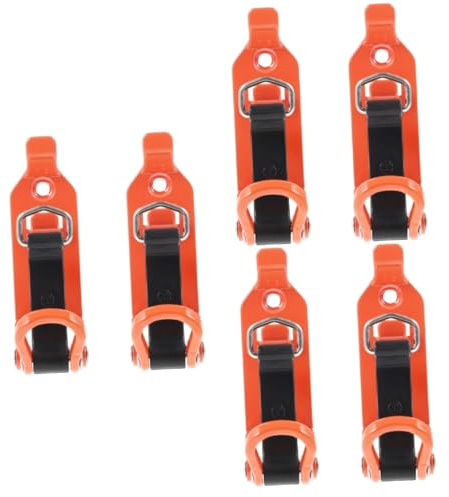 Veemoon 3sets Heavy Duty Rack Clamps for Roof Rack Mounting Kit Sturdy Holder Clamps for Secure Storage of Tools Equipment and Work Vehicles 2pcs*3