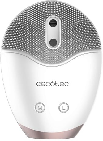 Cecotec Gesichtreinigungsbürste FaceCare TotalClean Soft mit Auto-Schaumgenerator. Sonic-Vibration mit 3 Stufen, Skin-Friendly Silikon, 60 Min Akku, 2 Min Timer, IPX6, Massage, 2 Min Auto-Off